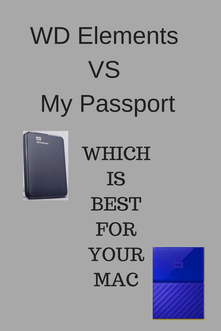 use my passport for storage mac
